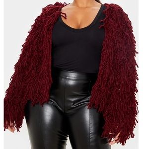 Shaggy Cropped Jacket